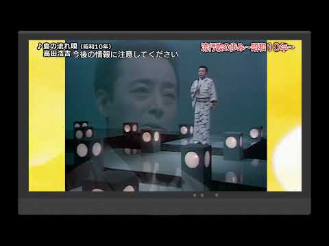 流行歌の歩み～昭和10年～高田浩吉