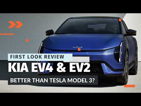 2025 Kia EV4 & Concept EV2 First Look Review: Range, Design, Tech & More!