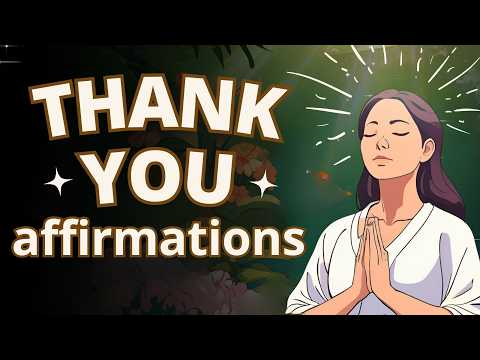 Thank You God for This Year | Powerful Thank You Affirmations | Morning Affirmations for Gratitude