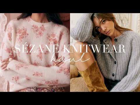 MY SEZANE KNITWEAR COLLECTION 🎀 | Sezane Try On Haul 2024