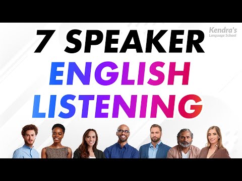 7 Speaker English Listening Practice: Different Voices, Better Listening