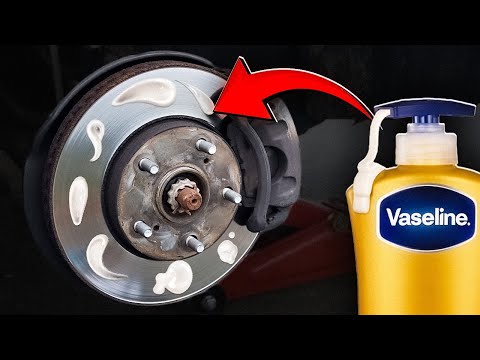 We apply vaseline to brake rotors - what will happen?