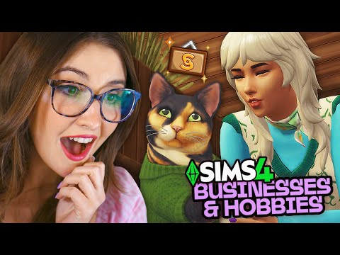 i made a CAT CAFE using the sims 4 businesses & hobbies