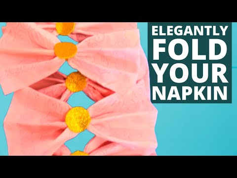 How to Fold Paper Napkins So Fast You'll Wonder Why You Didn't Do It Before!