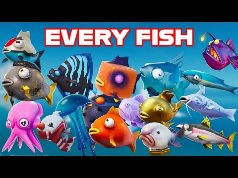 Ranking EVERY FISH In FORTNITE HISTORY From WORST To BEST