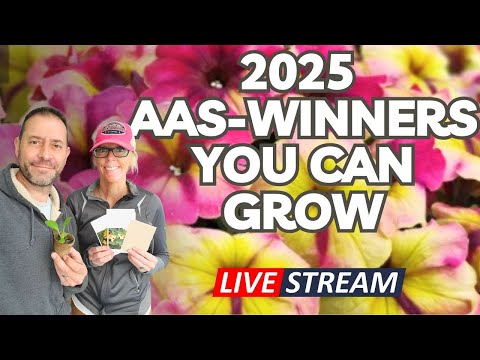 Get Ready for 2025's Award Winning New Plants From Seeds! (AAS Winners!) #live #garden