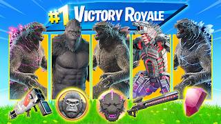 The *RANDOM* Godzilla Boss Challenge in Fortnite!