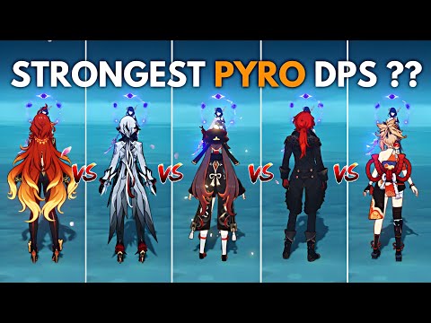 C0 MAVUIKA vs 5 BEST PYRO DPS! Genshin Impact