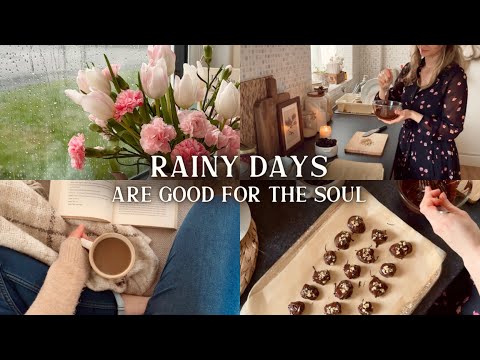 Calm Daily Life in the Rainy English Countryside, Making Healthy Treat Slow Living Silent Vlog