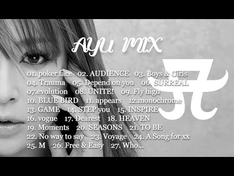 【勉強・作業用BGM】AYU MIX（浜崎あゆみメドレー）【DJMIX】