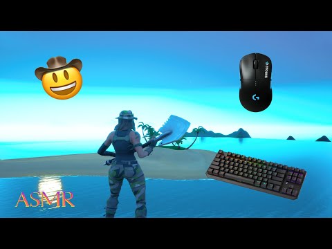 GK630K Onyx White Tournament Kailh Red 🥳 REALISTIC ZONE WARS ASMR 😇 FORTNITE 4K SMOOTH GAMEPLAY❤️