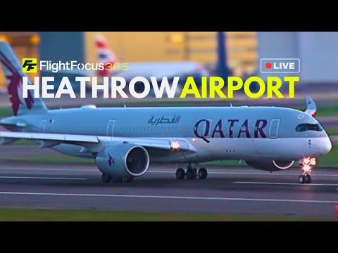 Heathrow Airport Live LHR - Tuesday 25th Feb 2025