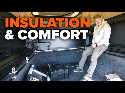 Insulating My Truck Bed for Maximum Comfort! 🛏️🔥 Camper Build