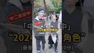 2024最熱門動漫角色🔥你認為是誰？【 #中二街訪中 #384 】