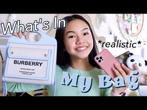 WHAT'S IN MY BAG? ✨ (BRAND NEW Burberry Pocket Bag!)