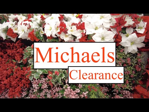 Michaels Christmas Clearance! New Spring! Valentines and St. Patricks decor!