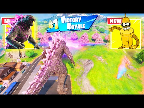 BENDER vs "GODZILLA PORTAL" 3 NEW MEDALLIONS & MYTHIC’S CHALLENGE (Fortnite Chapter6)