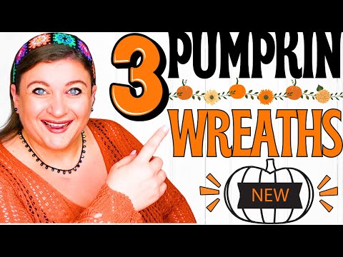 3 EASY Pumpkin Wreaths You Can Make TODAY