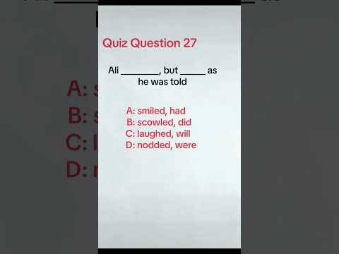 Quiz Question 27 #englishgrammar #englishquizchannel #grammarbasic