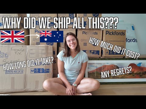 OUR STUFF IS HERE! | Shipping our belongings from the UK to Australia…