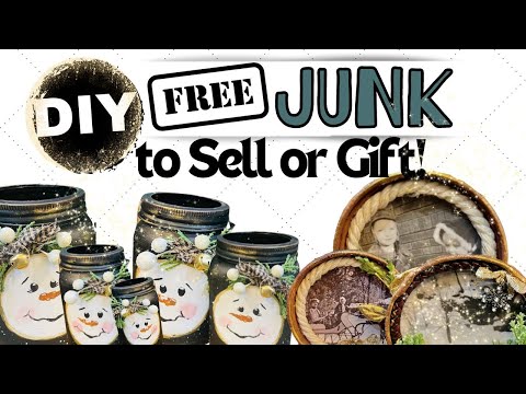 DIY with Free Junk and Techniques you don't want to miss!