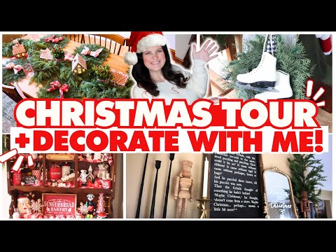 2024 Holiday Home Decor Tour & Decorate with Me | GENIUS Christmas Home Decorating Hacks!