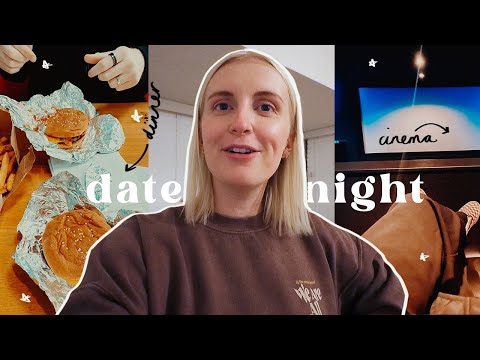 date night with my husband! chill friday night dinner + movie date vlog