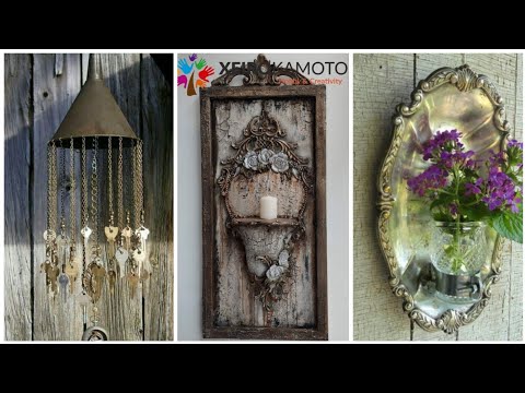 Thrifty Charm Decor Shabby Chic Vintage Rustic Home and Wall Hangings Decor Idea in budget