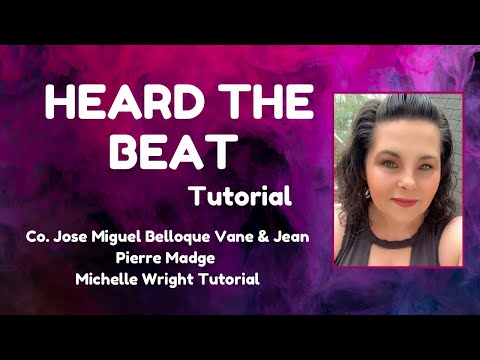 Heard the beat line dance tuTorial low intermediate choreography by Belloque Vane & Madge