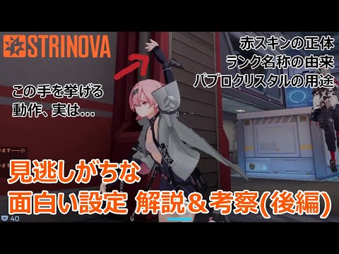 【Strinova考察】見逃しがちな面白い設定を解説＆考察！(後編)