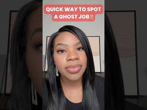 ‼️QUICK WAY TO SPOT A GHOST JOB‼️#workfromhome #jobs