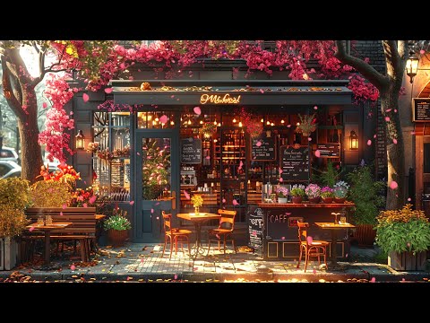 Make you feel positive and peaceful 🌸 Spring Coffee ☕ ~ Smooth Jazz - Jazz Music [ Study/ Relax ]