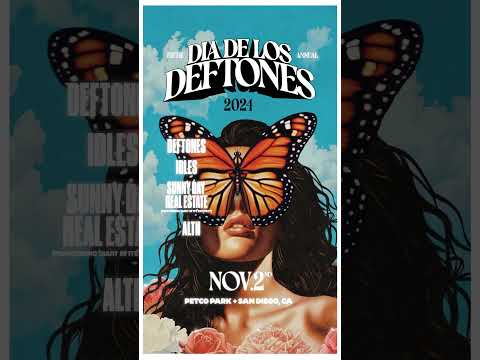 Our 5th annual #DiaDeLosDeftones is on sale now. See you on November 2nd in San Diego.🦋 #deftones