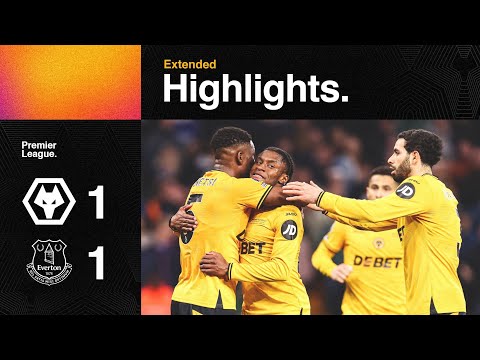 Munetsi scores at Molineux | Wolves 1-1 Everton | Extended highlights