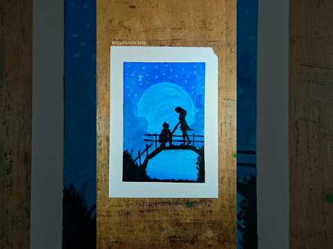 Romantic Prapose Scenery Drawing #love #shorts