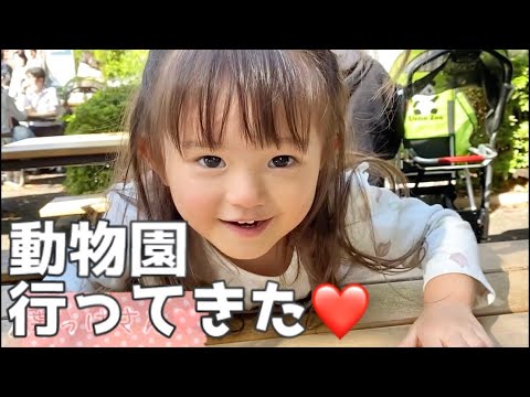 大好きな動物見れるかな？上野動物園（2歳）