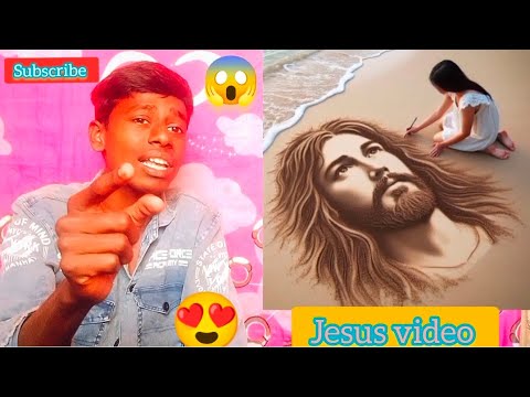 😱Jesus video ladki ka Jesus drawing Jesus drawing mitti se banaa ❤️👍 like and subscribe