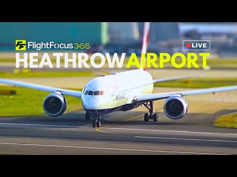 London Heathrow Airport Live LHR - Sunday 2nd March 2025