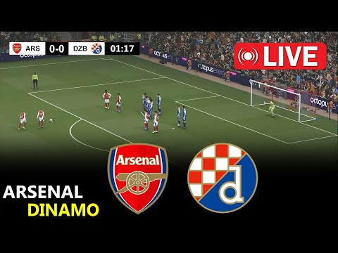 Arsenal vs Dinamo Zagreb | Uefa Champions League 2024/25 | eFootball Pes 21 Gameplay