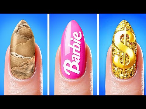 AMAZING BARBIE DOLL MAKEOVER 💖 Cute Tiny Crafts & Transformation Hacks by 123 GO! Galaxy