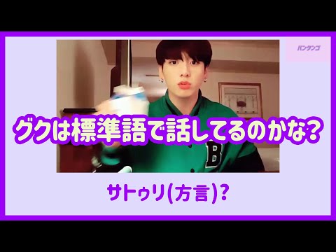 [BTS 日本語字幕] 方言を使ってないと言うジョングクが可愛い