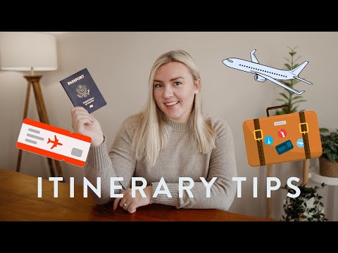 How To Create a GREAT Travel Itinerary