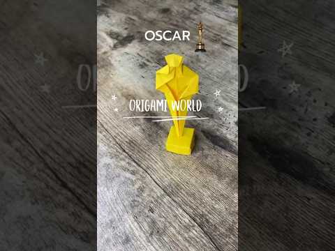 Origami Oscar: Easy DIY Folding for Beginners! #Origami #PaperCraft #DIY #Beginners #EasyOrigami