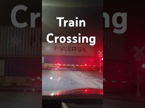 Mesmerizing train crossing in Hamburg New York