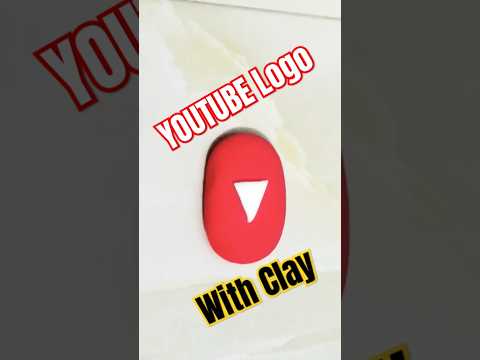 DIY YouTube Logo with Clay How to Make a YouTube Logo Using Clay #ClayArt #PolymerClay #ClayModeling