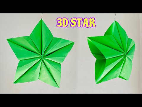 Easy Big Star for Christmas Decoration | Paper Craft