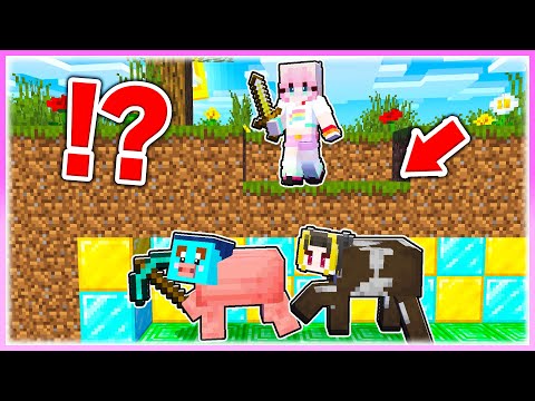 🌈モブのフリをして逃走中ドッキリw 【まいくら / マインクラフト】