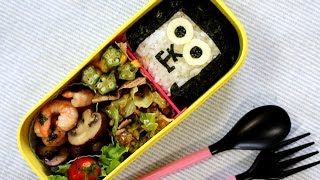 オカザえもんキャラ弁当 レシピ Okazaemon Bento Lunch Box Recipe