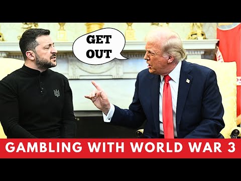 Donald Trump throws President Zelensky out of White House and ends talks.