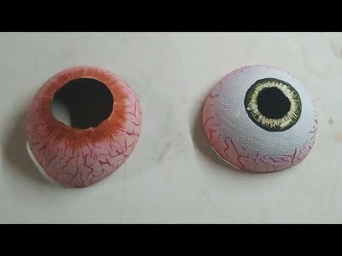 How to make DIY projects for SCIENCE 🧪 /Eye 👁️ Making model ideas/ Plastic ball craft ideas.